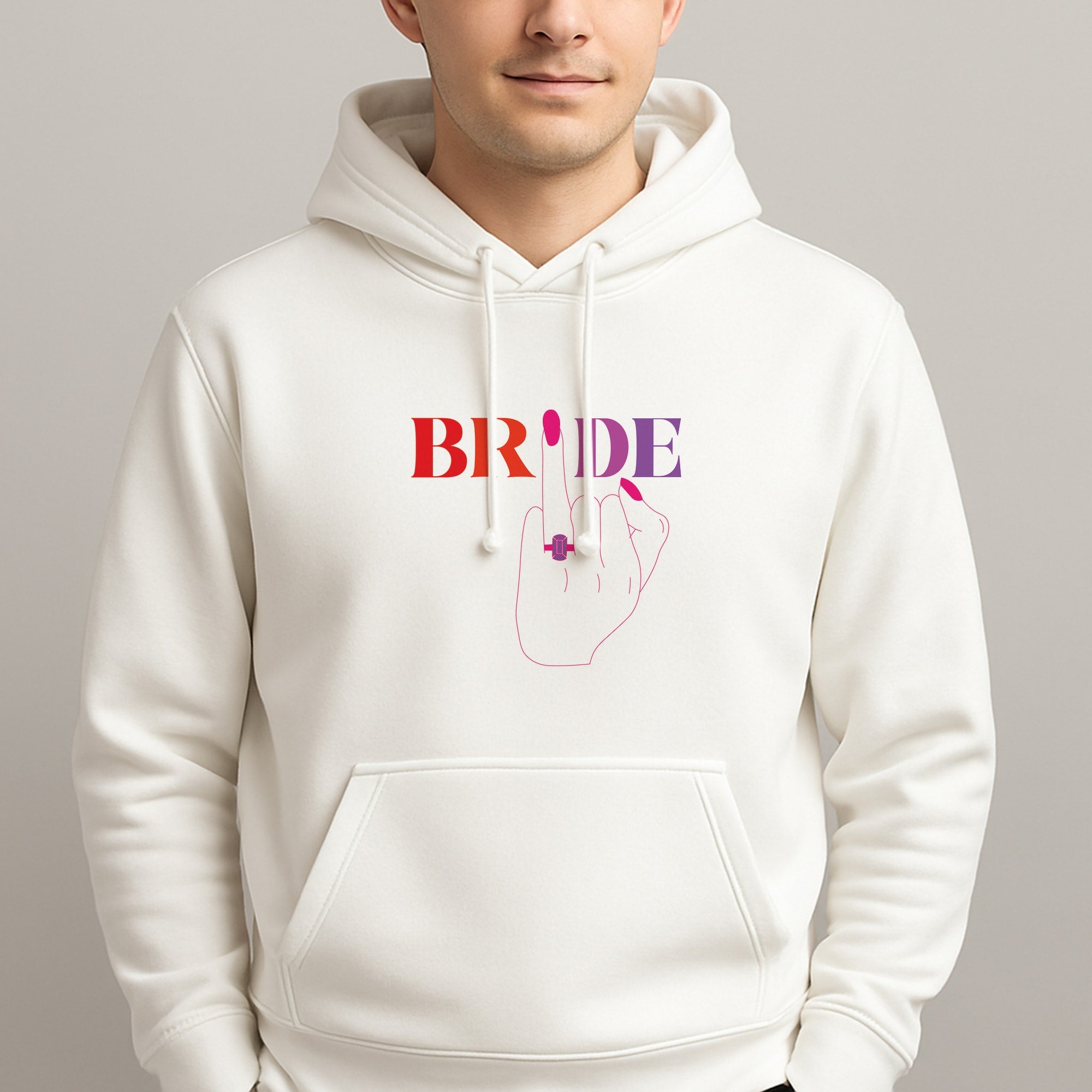 Bride - Bridal  Unisex Hooded Pullover