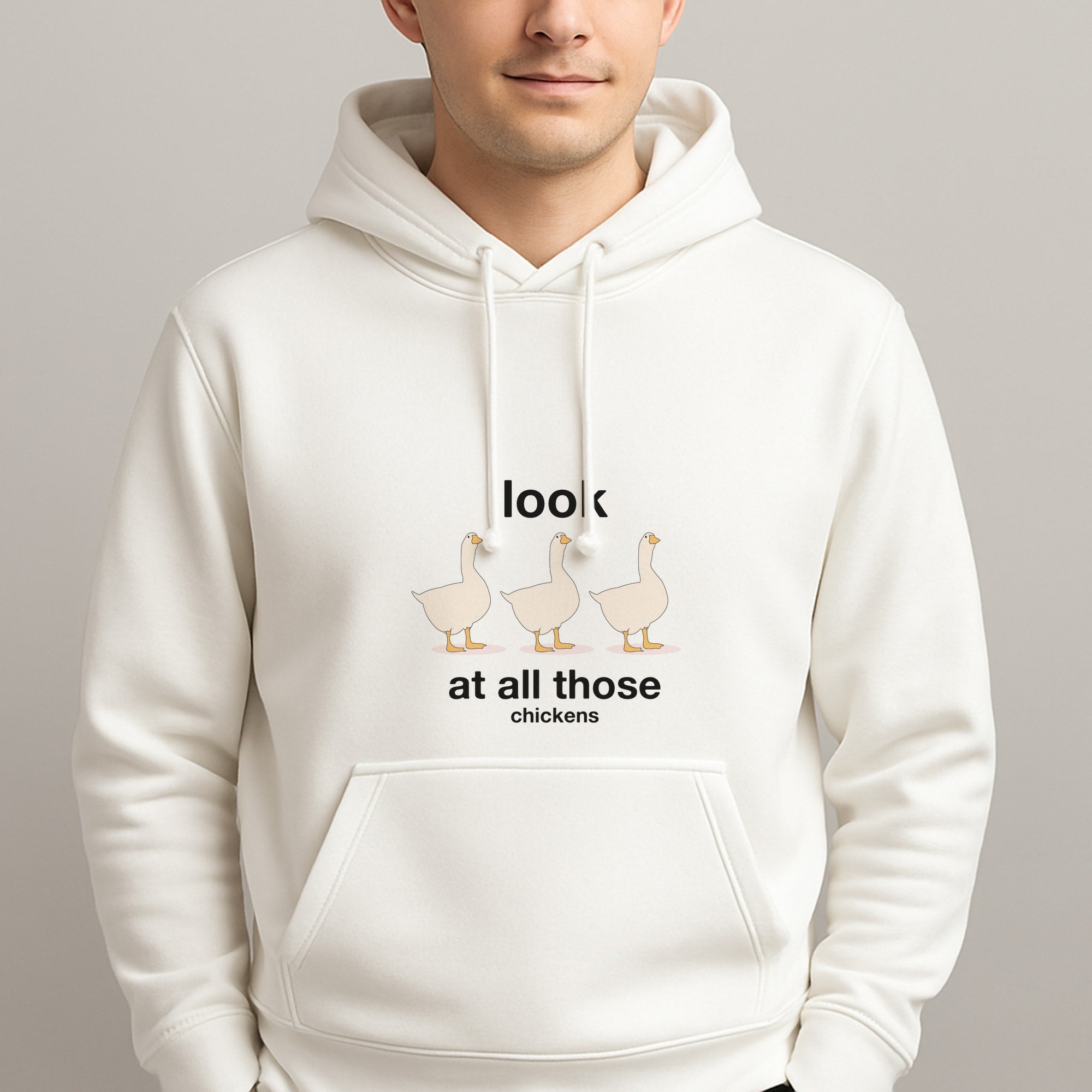 Look At All Those Chickens - Memes Unisex Hooded Pullover