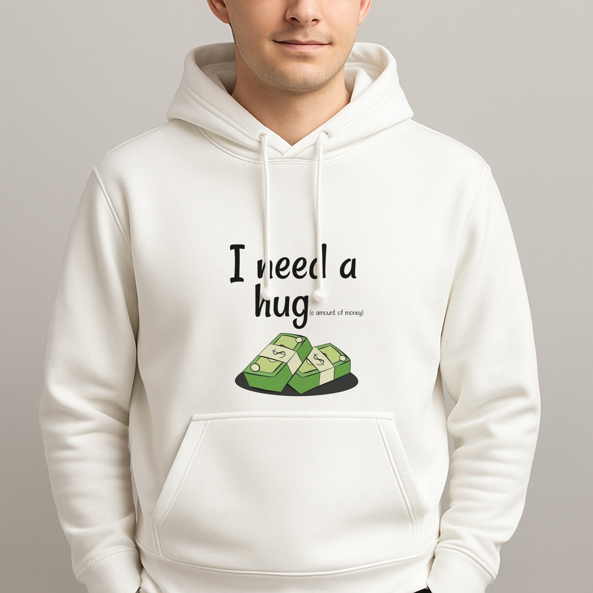 I Need A Hug - Funny Quotes Unisex Hooded Pullover