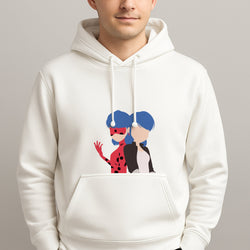 Marinette And Ladybug Unisex Hooded Pullover