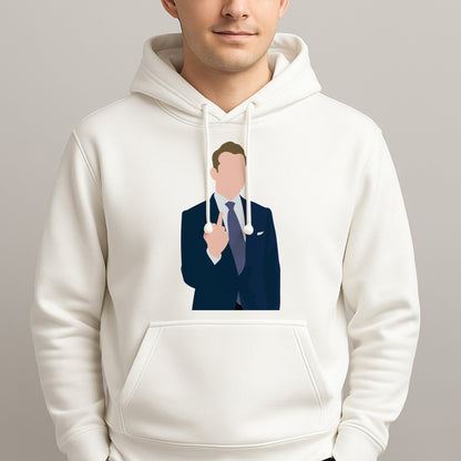 Middle Finger Unisex Hooded Pullover