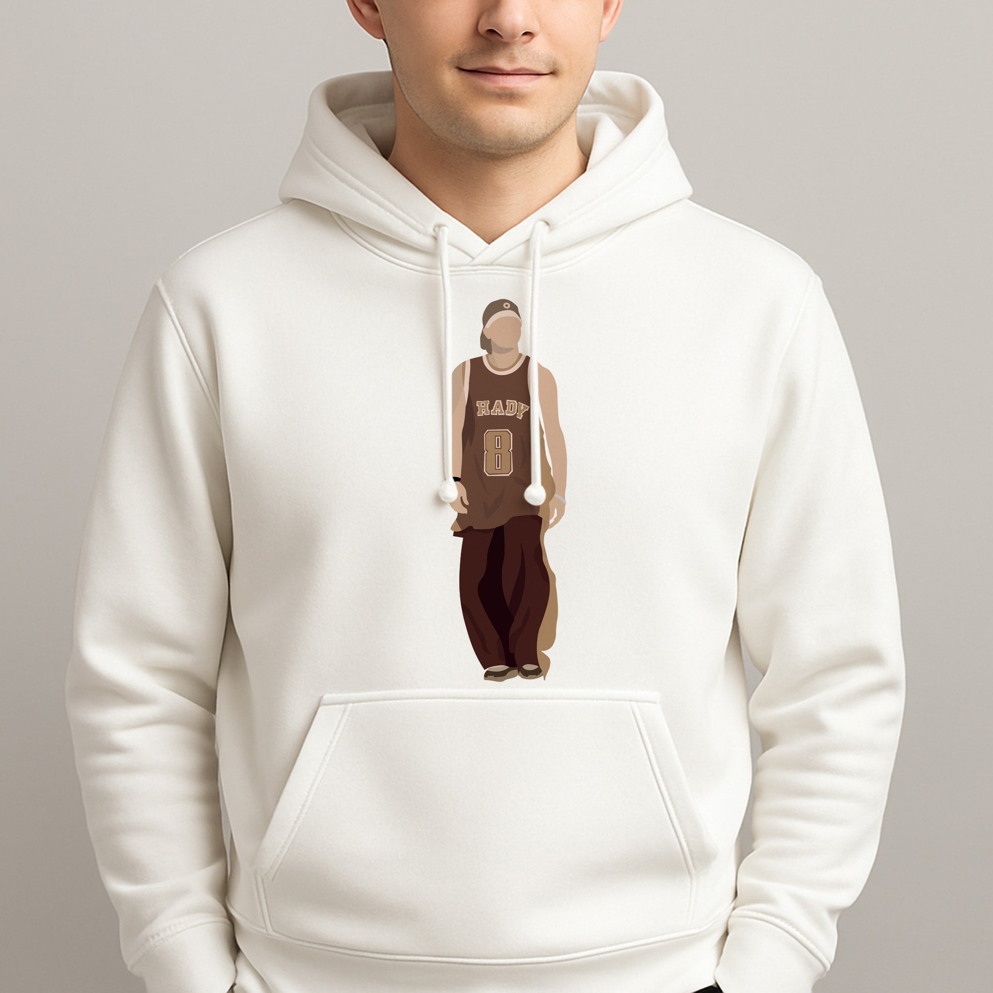Jersey Unisex Hooded Pullover