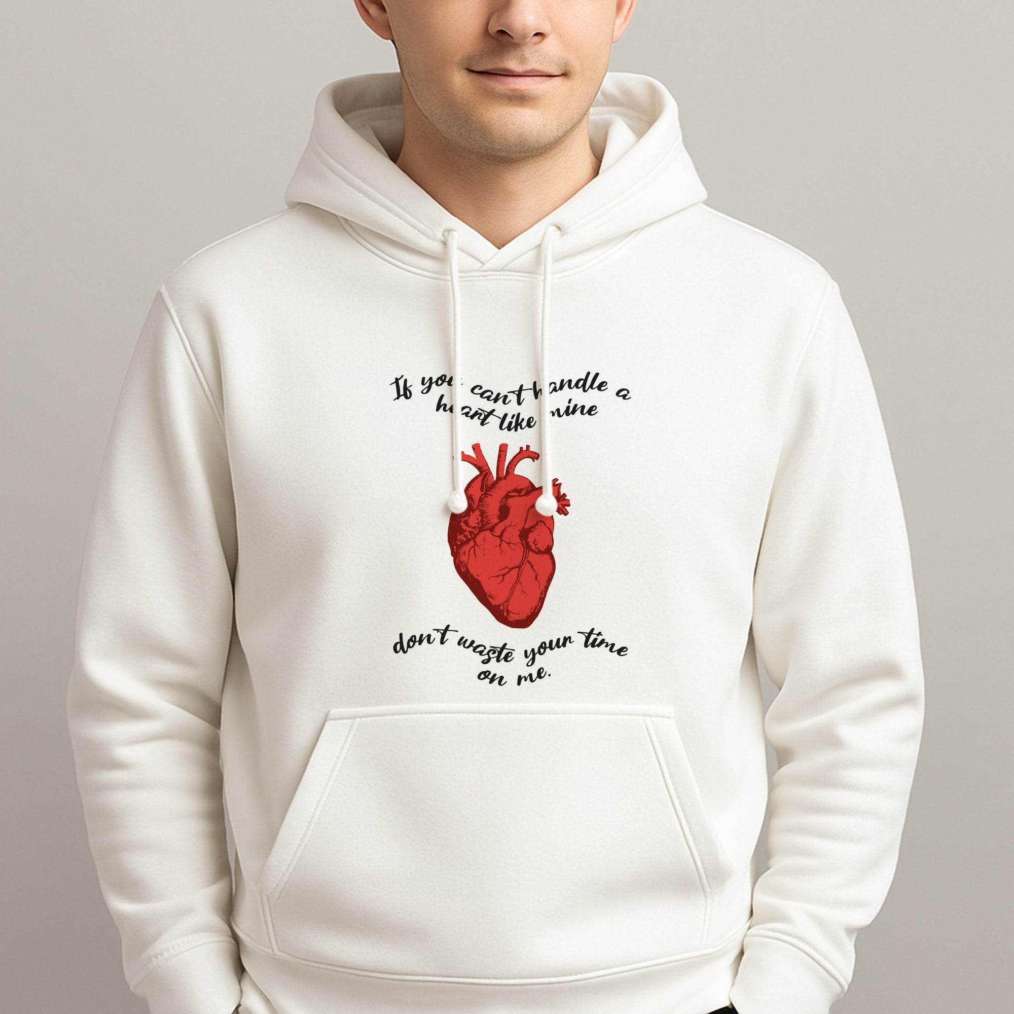 Don't Waste Your Time On Me Unisex Hooded Pullover