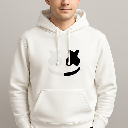 Dual Sides Helmet DJ  Unisex Hooded Pullover