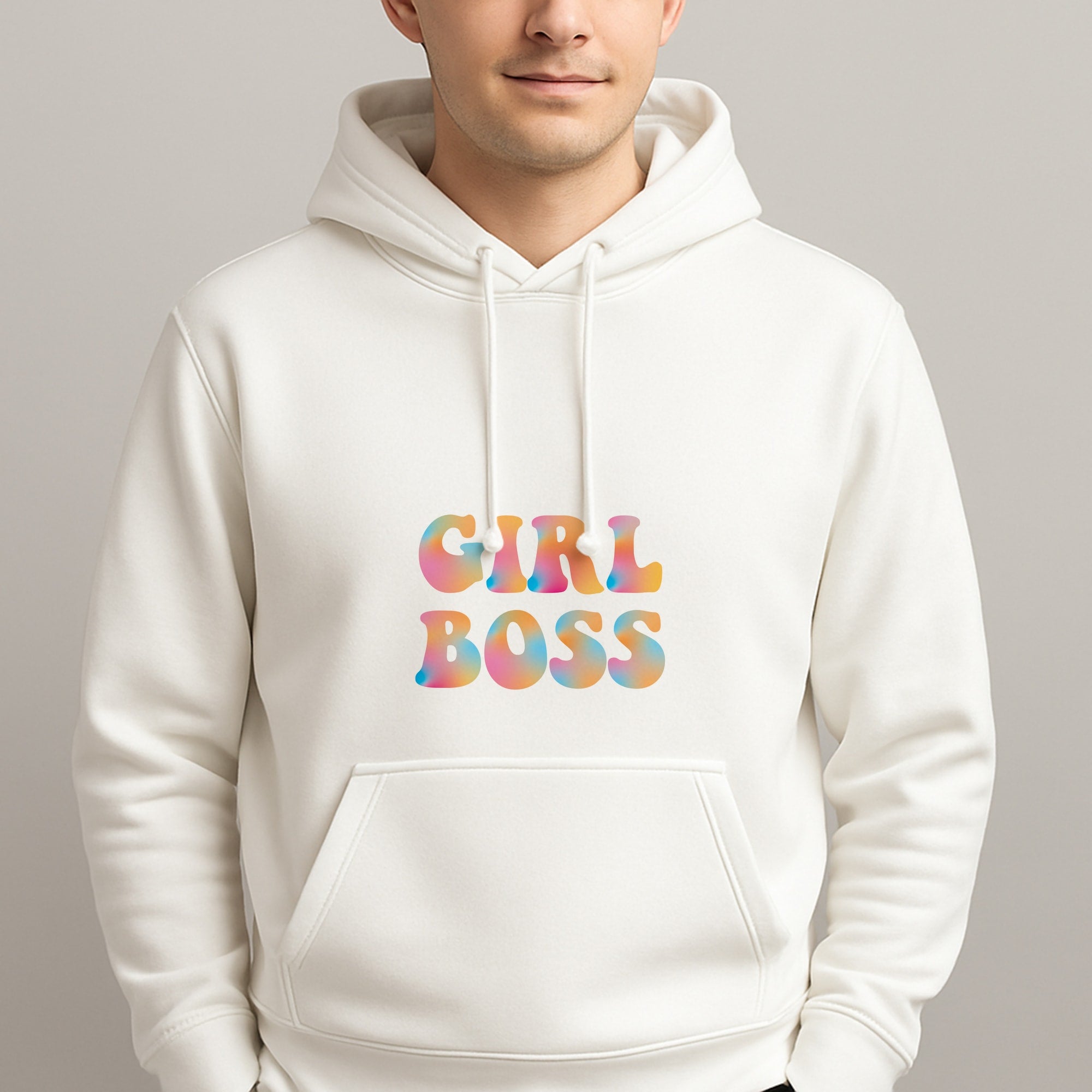 Girl Boss - Aesthetic Quote Unisex Hooded Pullover