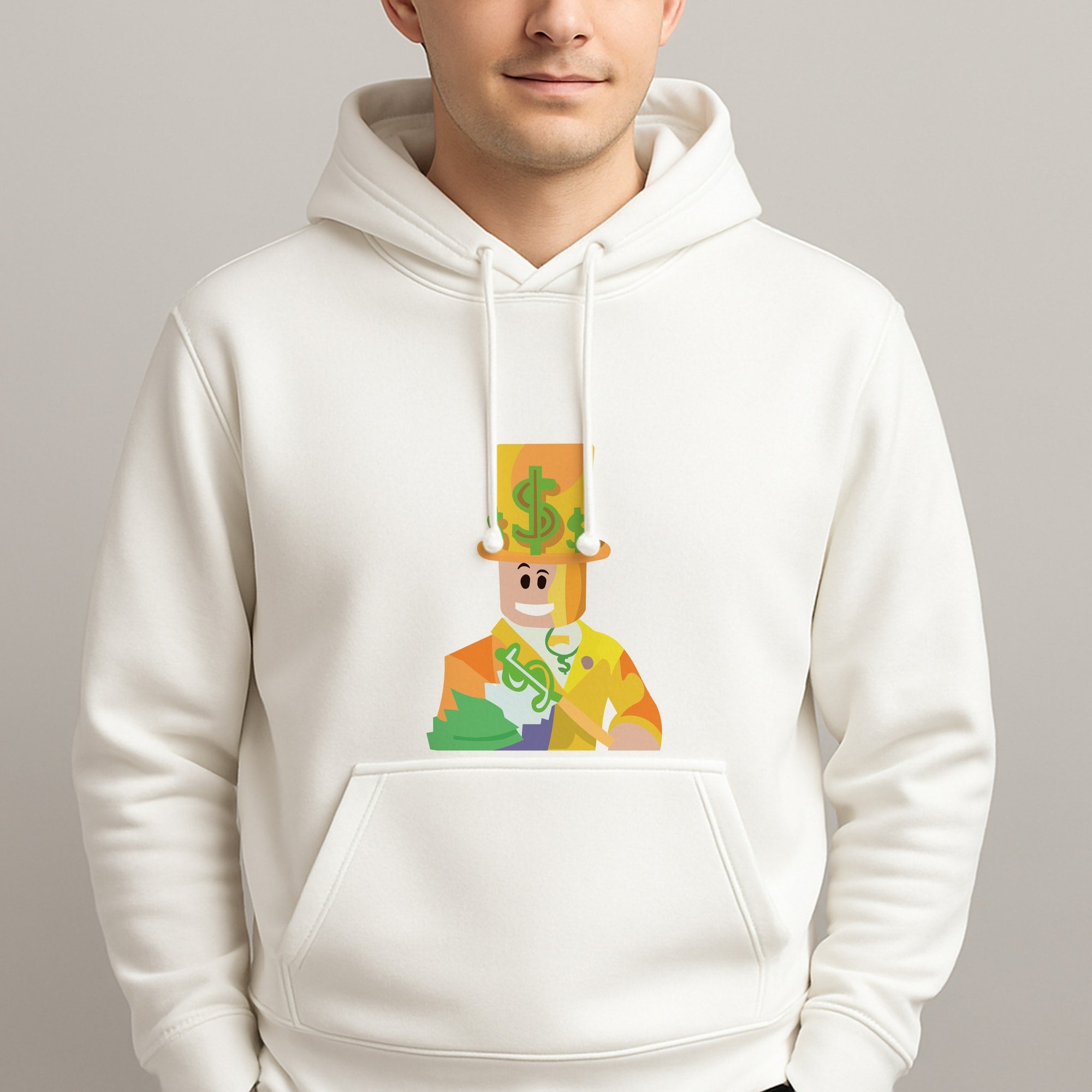Character Money Unisex Hooded Pullover