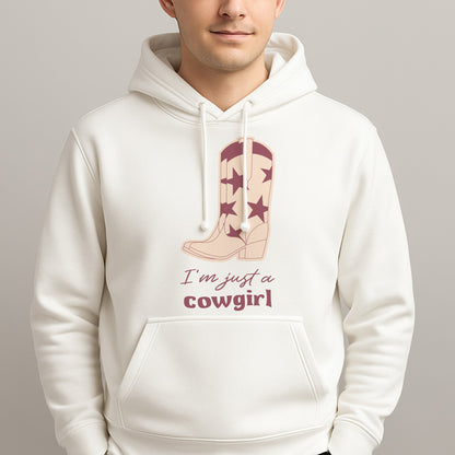 I'm Just A Cowgirl Unisex Hooded Pullover