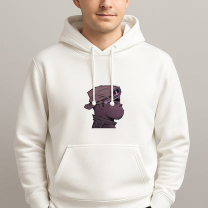 Purple 2d Unisex Hooded Pullover