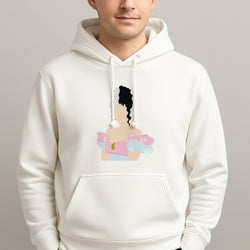 Blue And Pink Dress Unisex Hooded Pullover