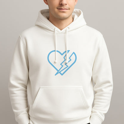 Lightning Heart Unisex Hooded Pullover