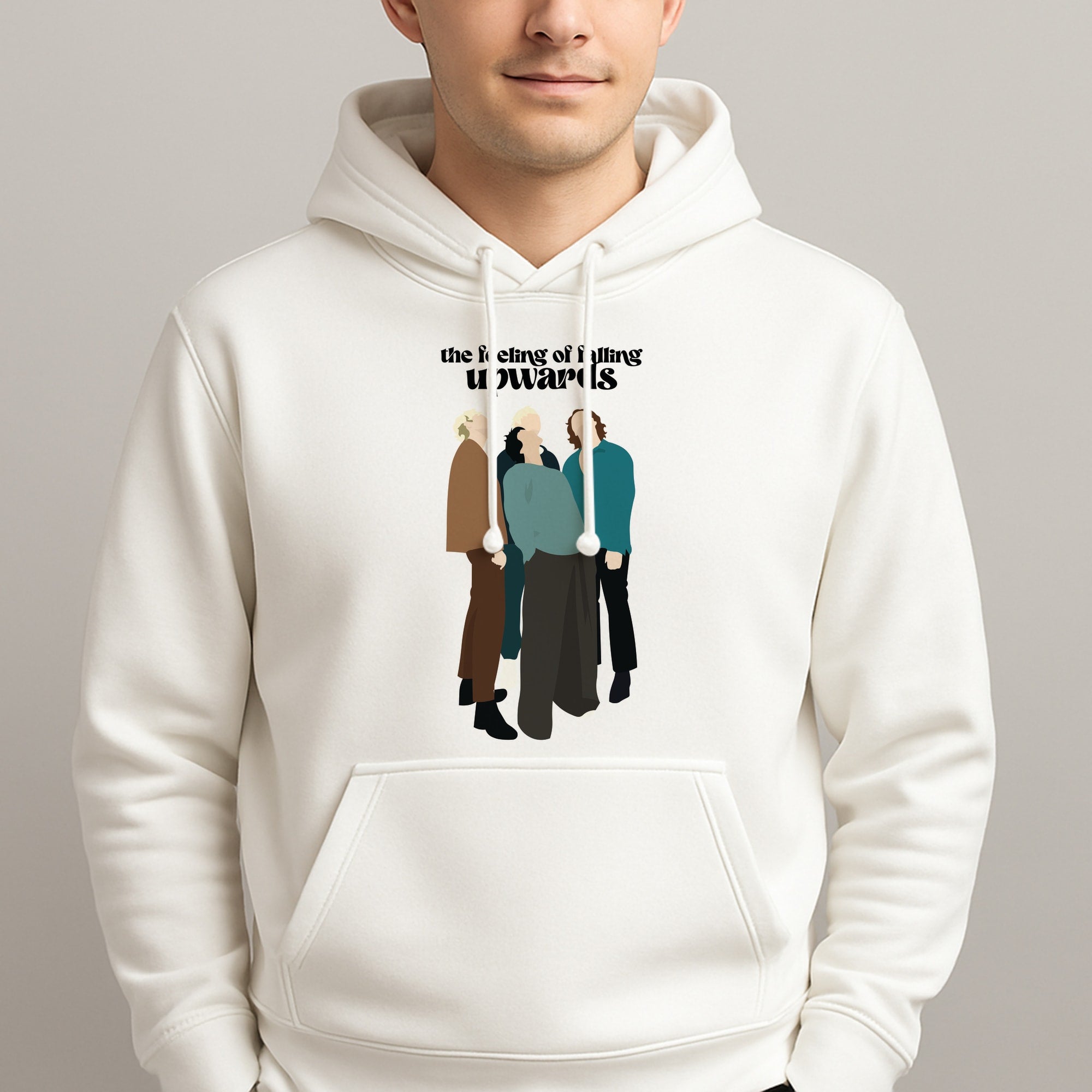 The Feeling Of Falling Upwards Unisex Hooded Pullover