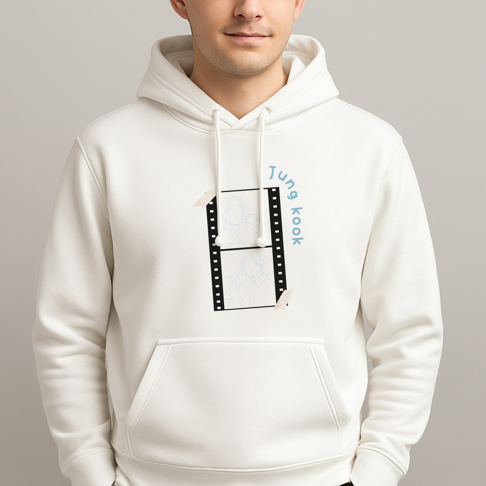 Jung Kook - K Pop Unisex Hooded Pullover