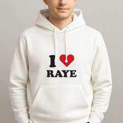 I Love Raye - Festival Unisex Hooded Pullover