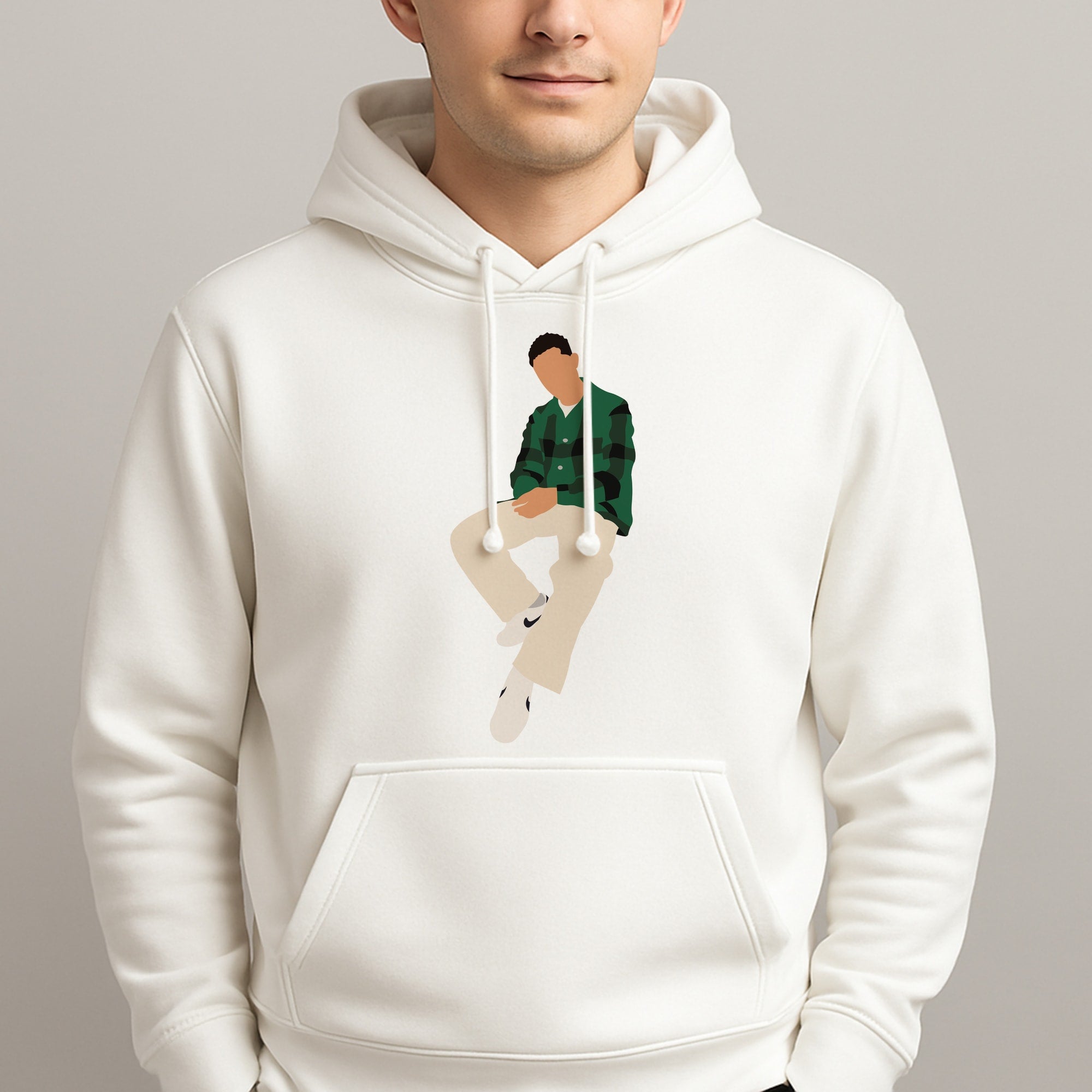 Green LoyleUnisex Hooded Pullover