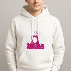 Pink Gaga Silhouette  Unisex Hooded Pullover