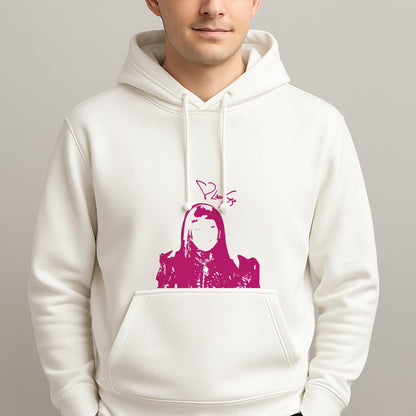 Pink Gaga Silhouette  Unisex Hooded Pullover