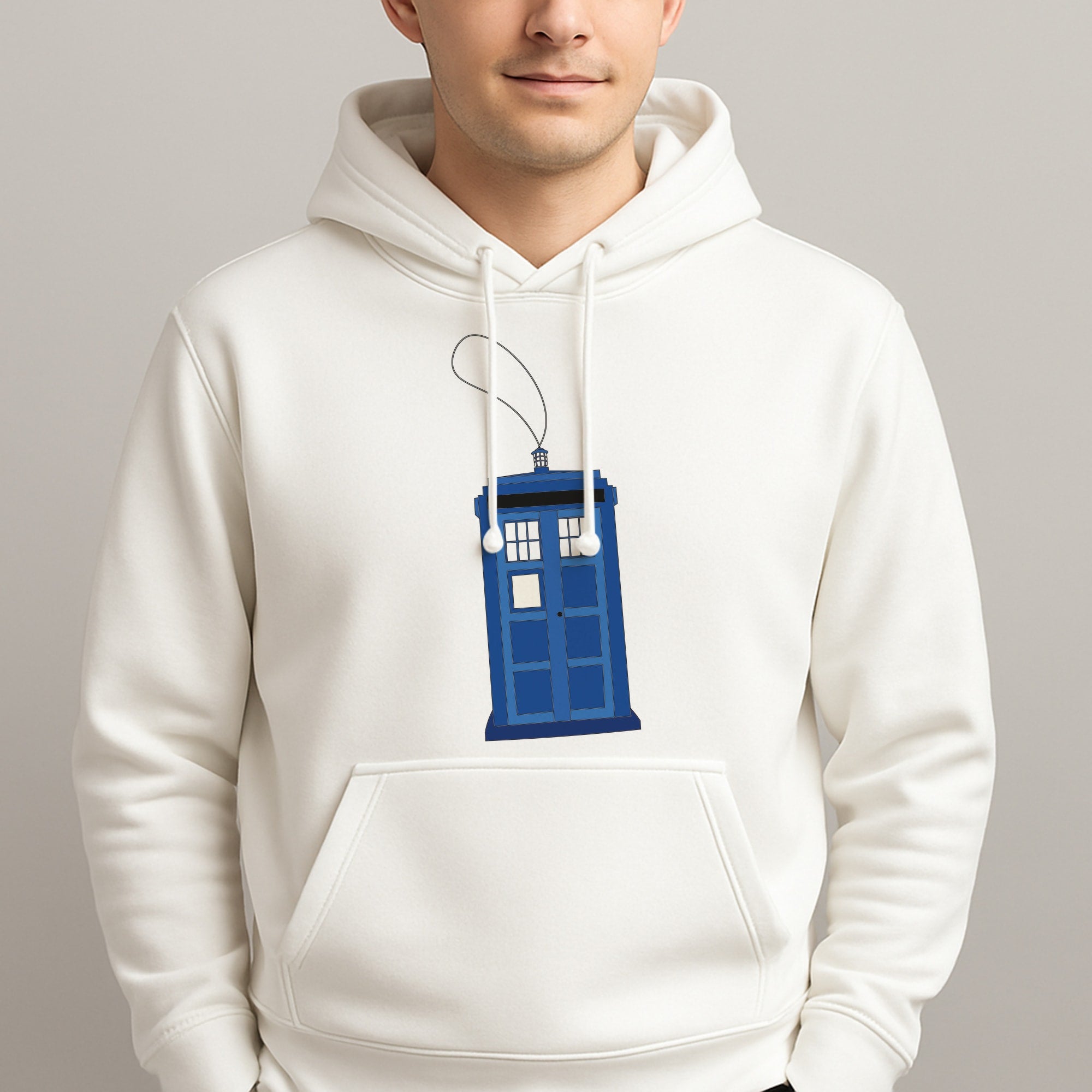 Tardis Ornement - Doctor Who Unisex Hooded Pullover