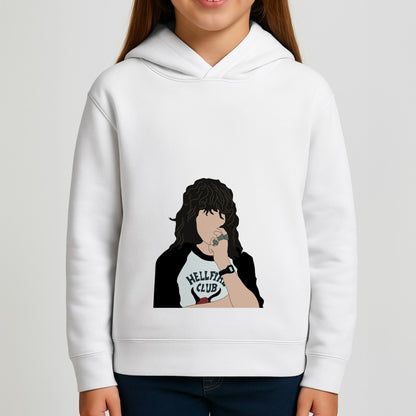 Eddie Munson Hellfire Girls Hoodie