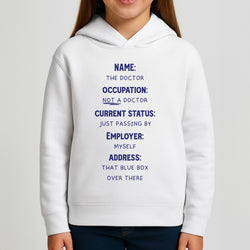 Name And Occupation - Doctor Who Girls Hoodie