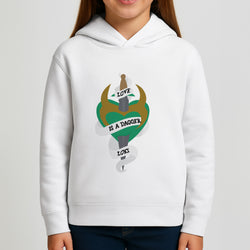Love Is A Dagger Girls Hoodie