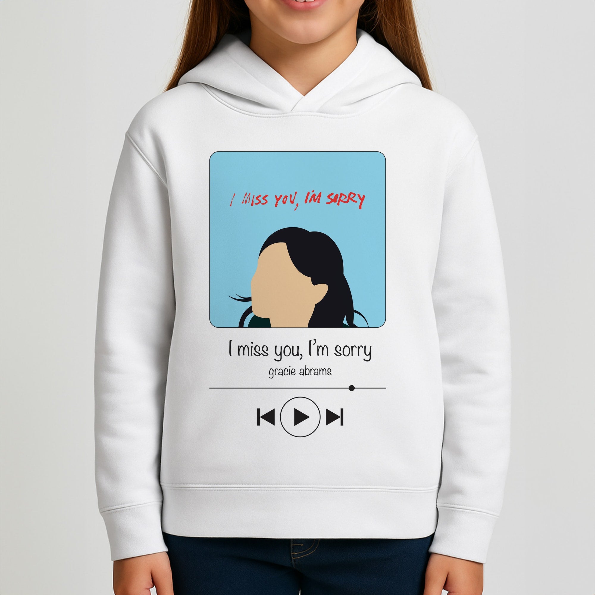 I Miss You - Abrams Girls Hoodie