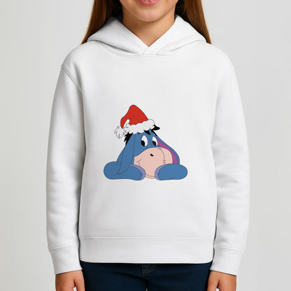Donkey Pattern Christmas Girls Hoodie
