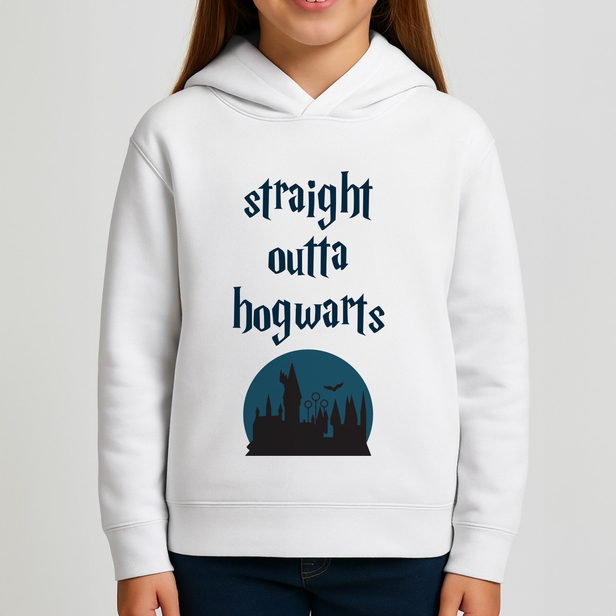 Straight Outta Hogwarts Girls Hoodie