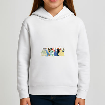 Fairytale Princesses Cast Girls Hoodie