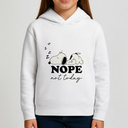 Nope, Not Today Kids Hoodie 3
