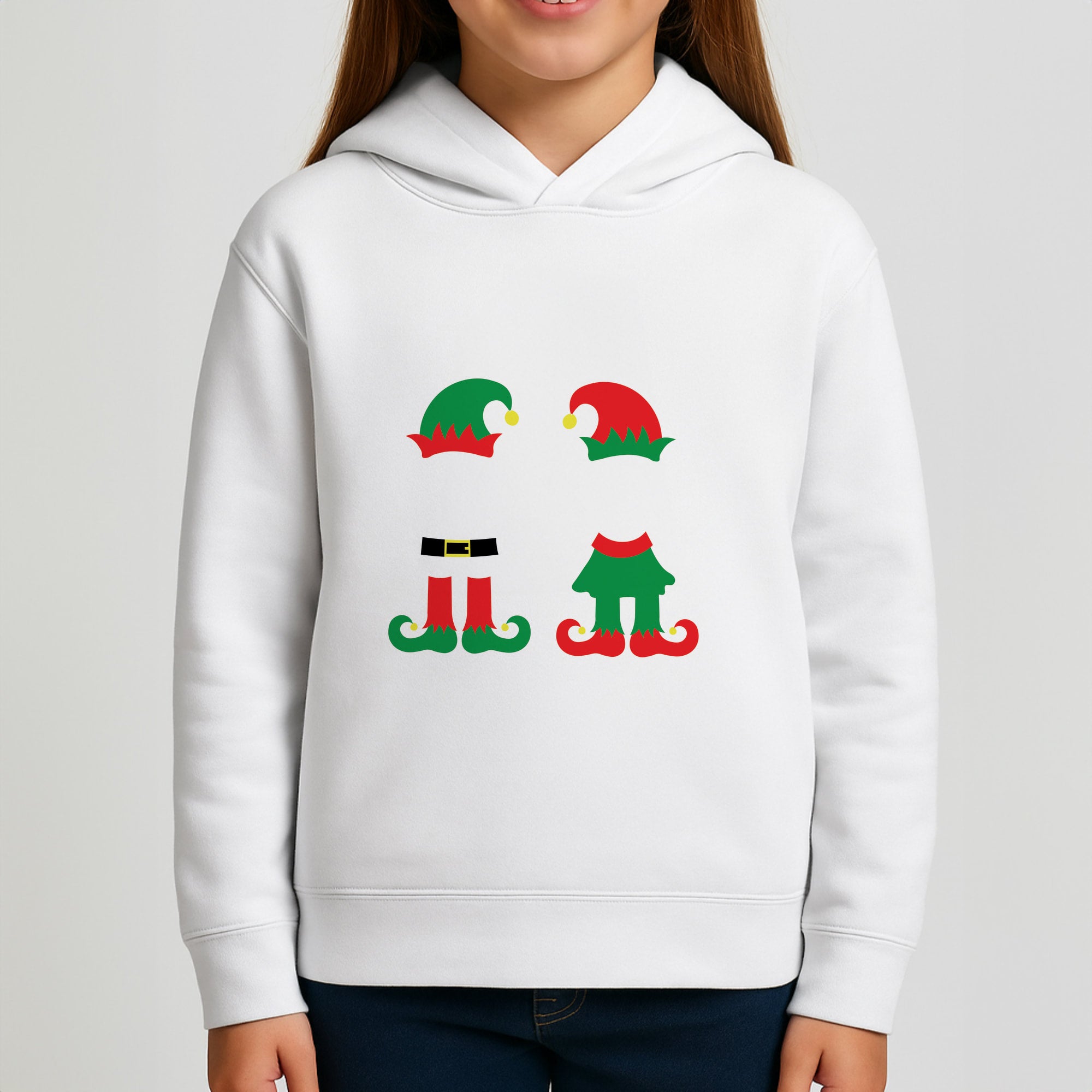 Elf Body - Christmas Girls Hoodie