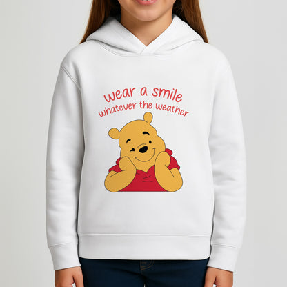 Wear A Smile Whatever The Weather  Girls Hoodie