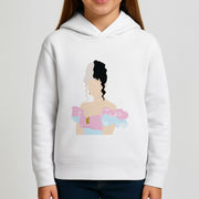 Blue And Pink Dress Kids Hoodie 3