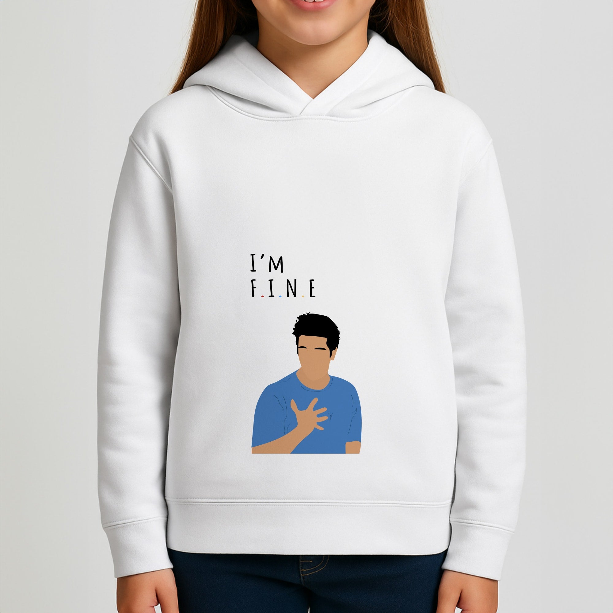 I'm Fine Girls Hoodie