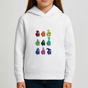 Among Gaming characters Kids Hoodie 3