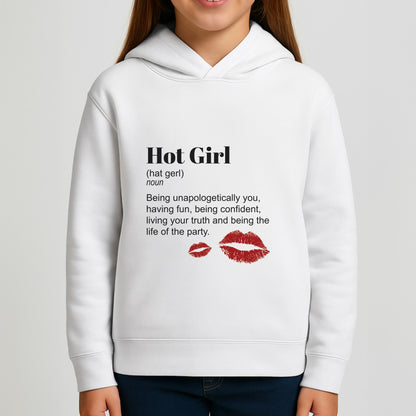 Hot Girl Dictionary Definition Girls Hoodie