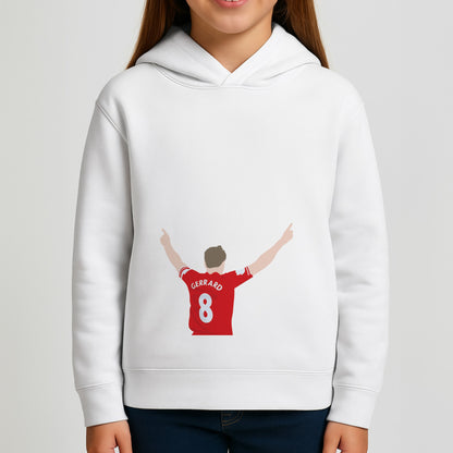 Gerrard - Football Girls Hoodie