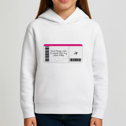 Buy Plane Tickets - Travel Kids Hoodie