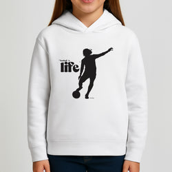 Football Is Life Kids Hoodie