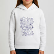 Sea Shells - Clean Girl Aesthetic Kids Hoodie 3