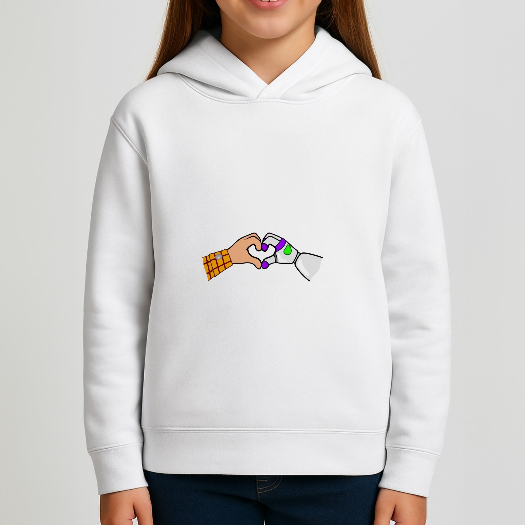 Woody And Buzz Love Girls Hoodie