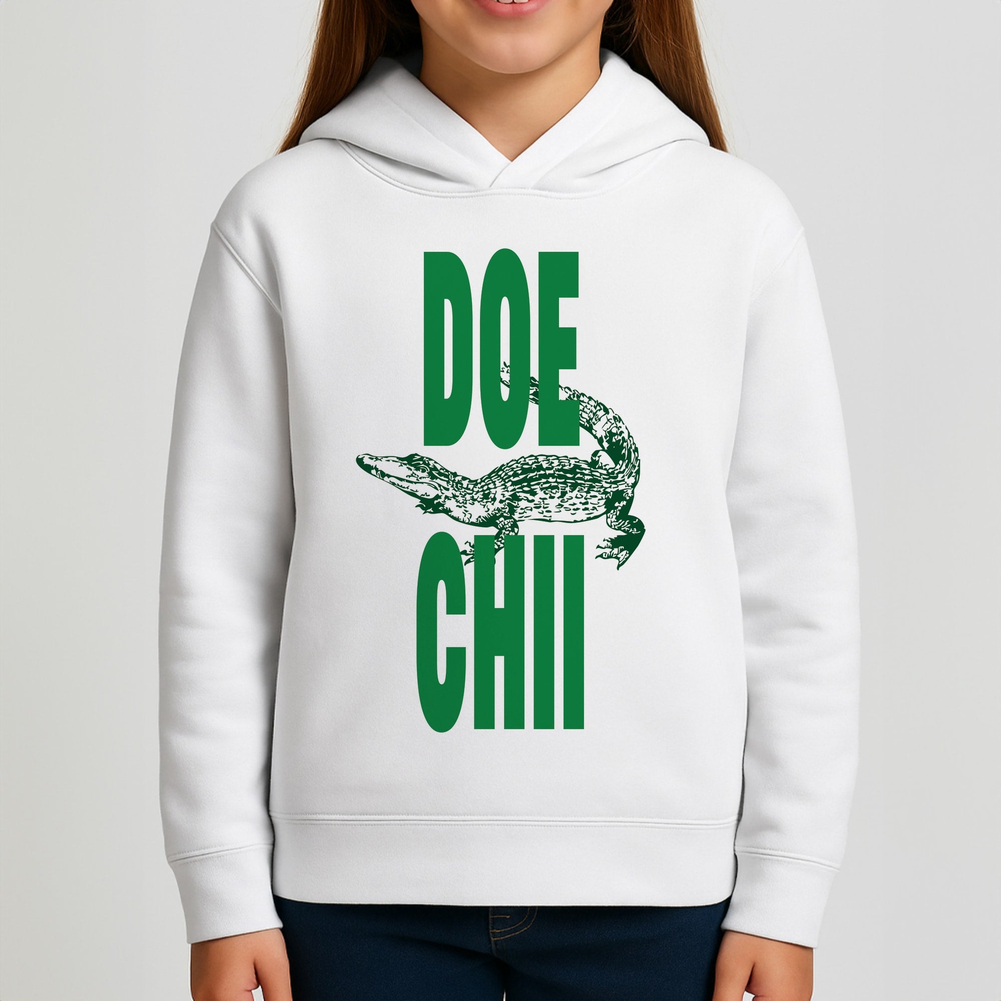 Rapper Alligator Print Girls Hoodie