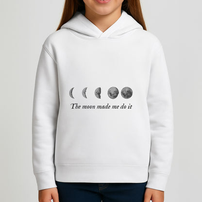 The Moon Made Me Do It Girls Hoodie