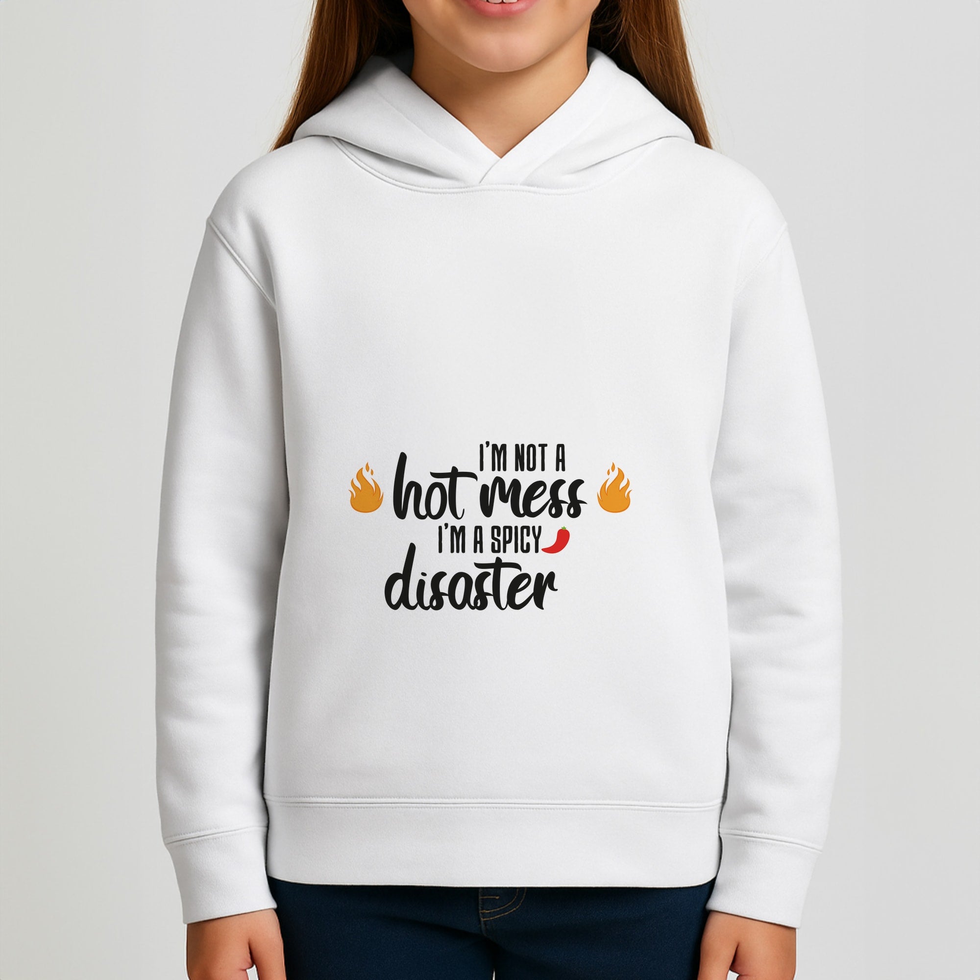 I'm A Spicy Disaster - Funny Quotes Girls Hoodie