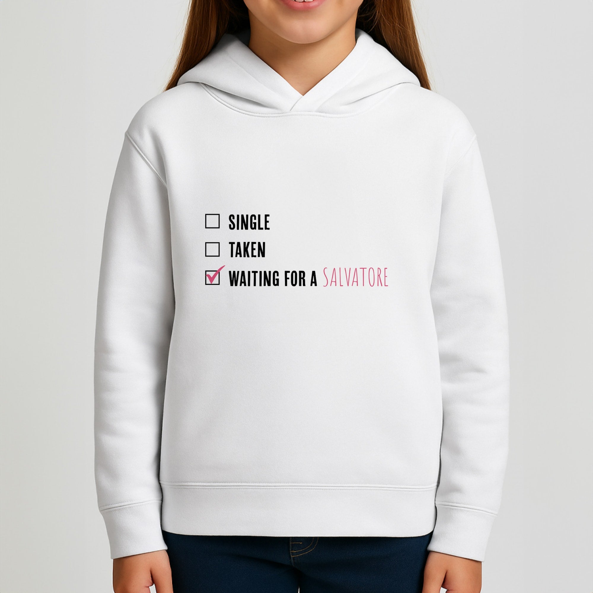 Waiting For A Salvatore - VD Kids Hoodie