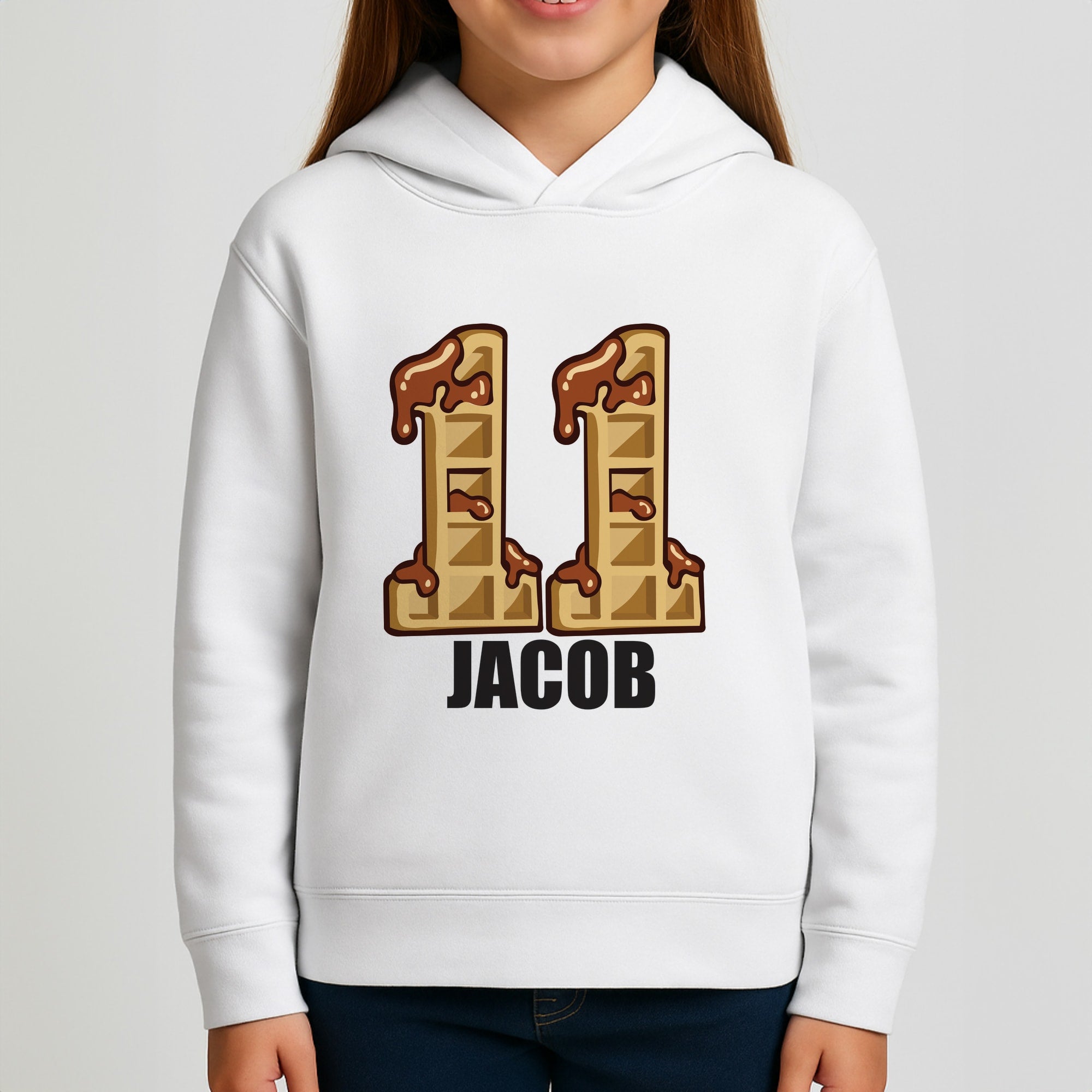 Eleven - Personalised Stranger Girls Hoodie