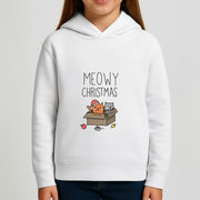 Meowy Christmas Kids Hoodie 3