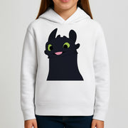 Black Fury Dragon Kids Hoodie 3