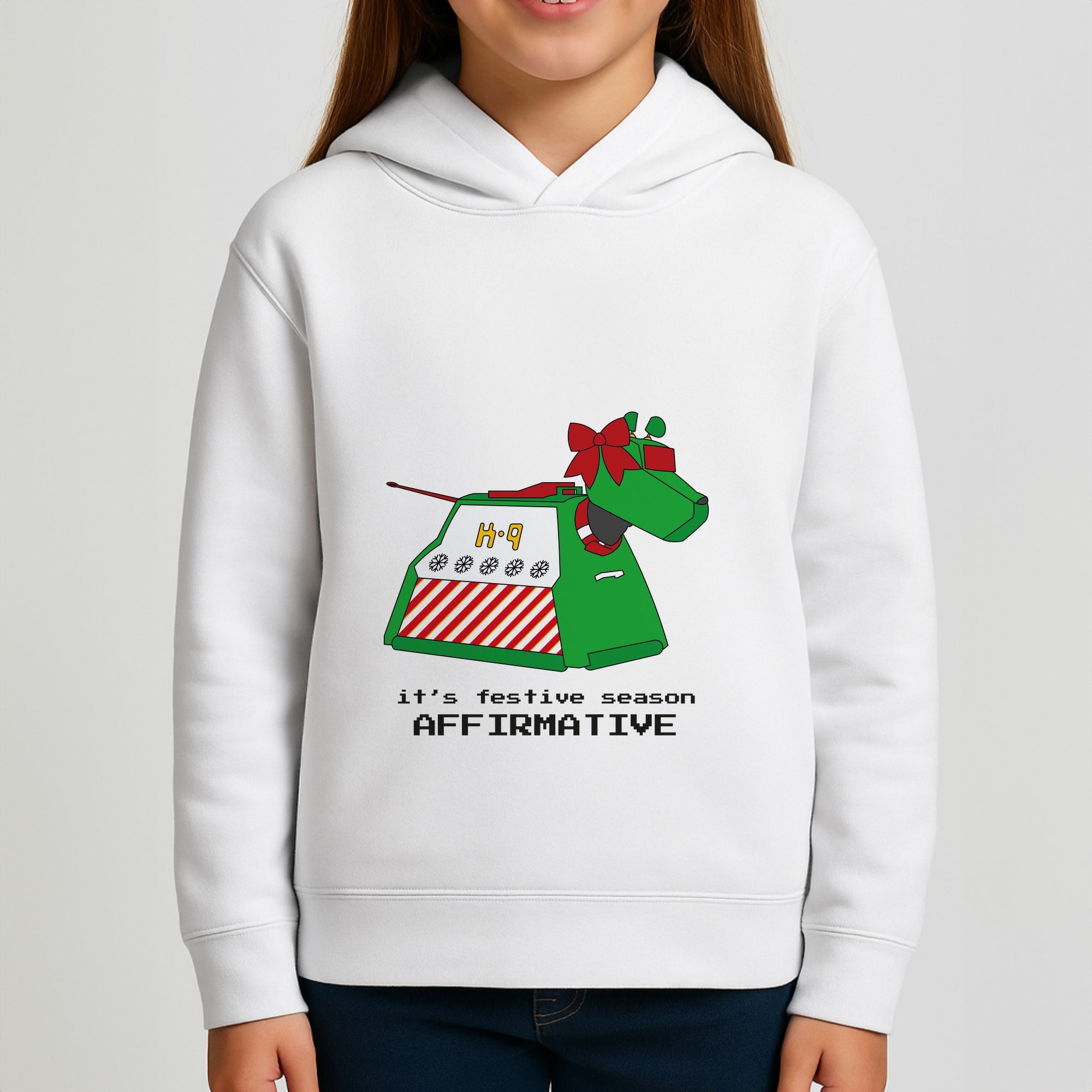K9 Festive Season - Doctor Who Girls Hoodie