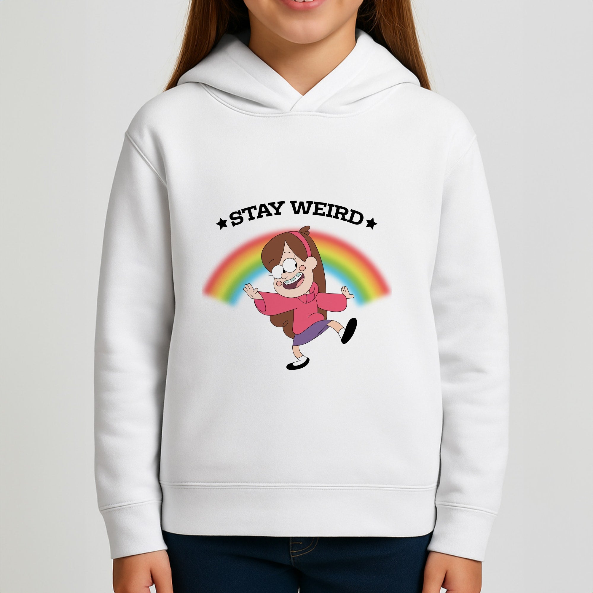 Stay Weird Girls Hoodie