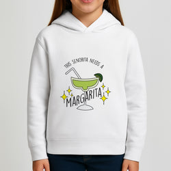 This Senorita Needs A Margarita - Funny Quotes Girls Hoodie